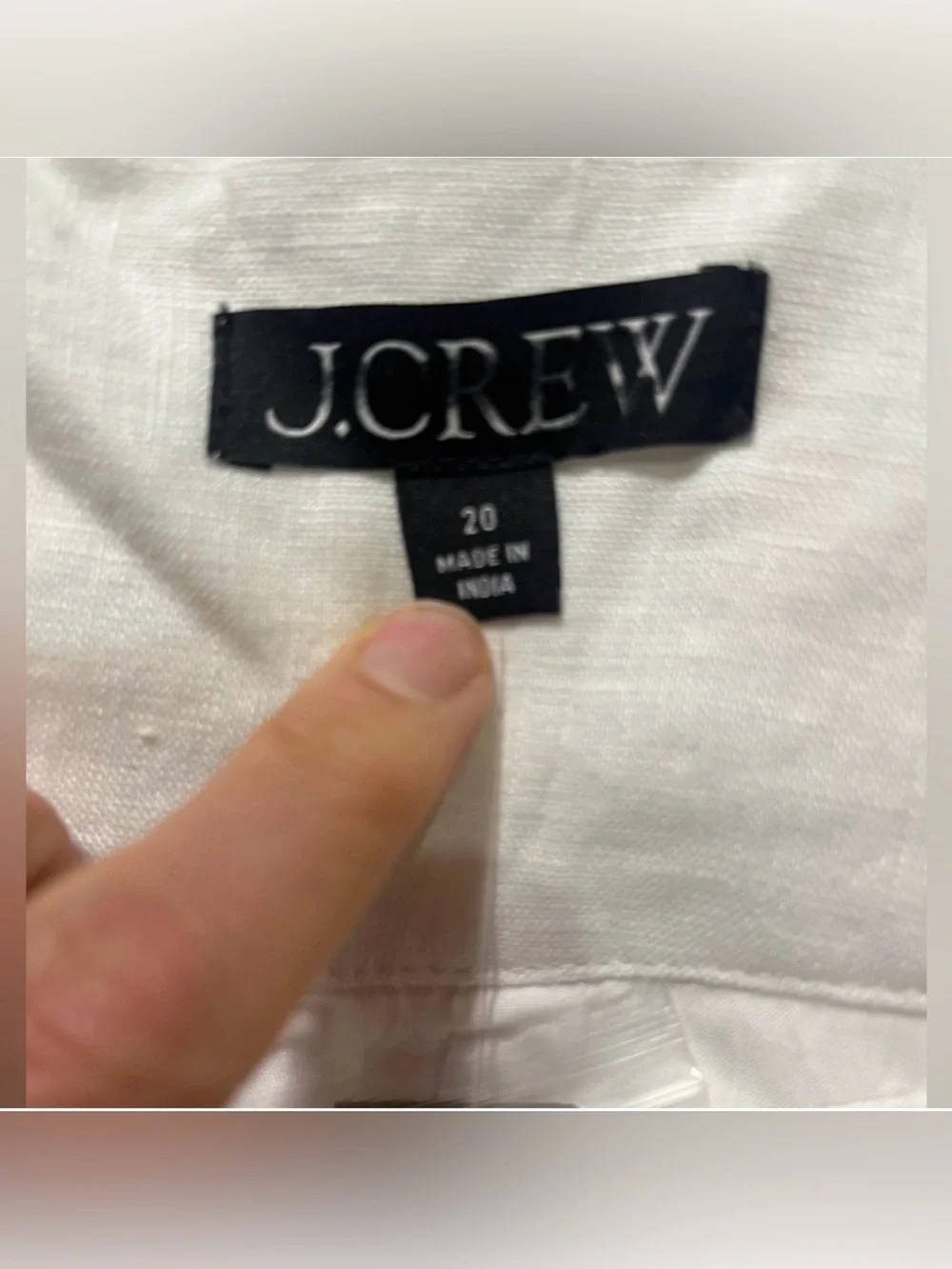 J.Crew Cutaway vest top in linen